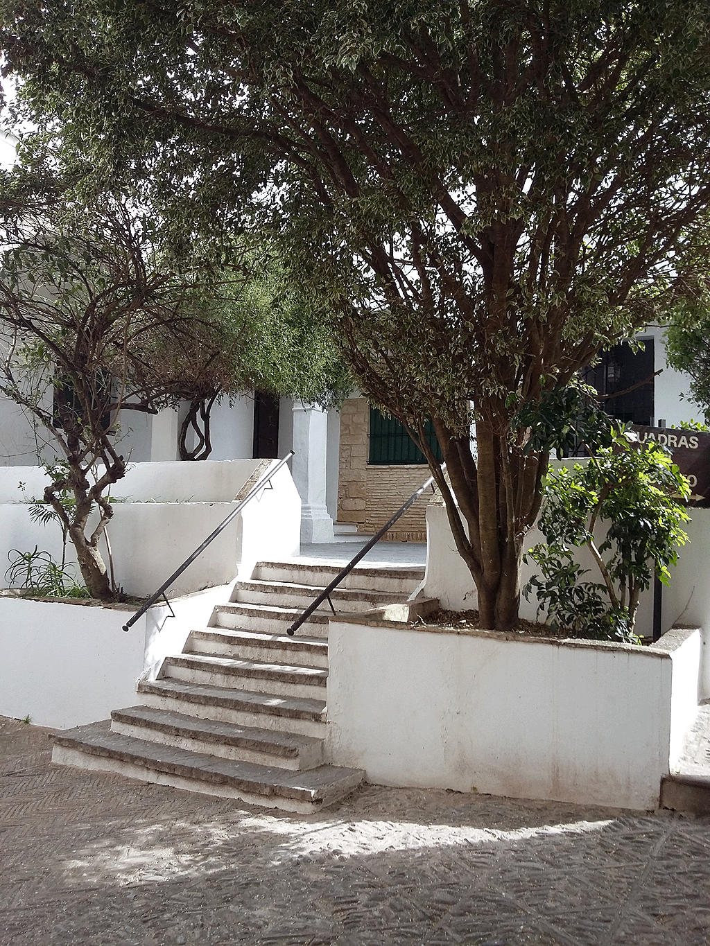 Stairs towards castle
