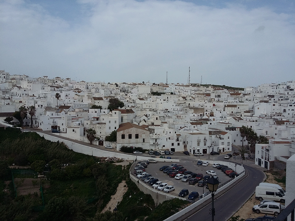 View down to town from Puerta de Cerrada