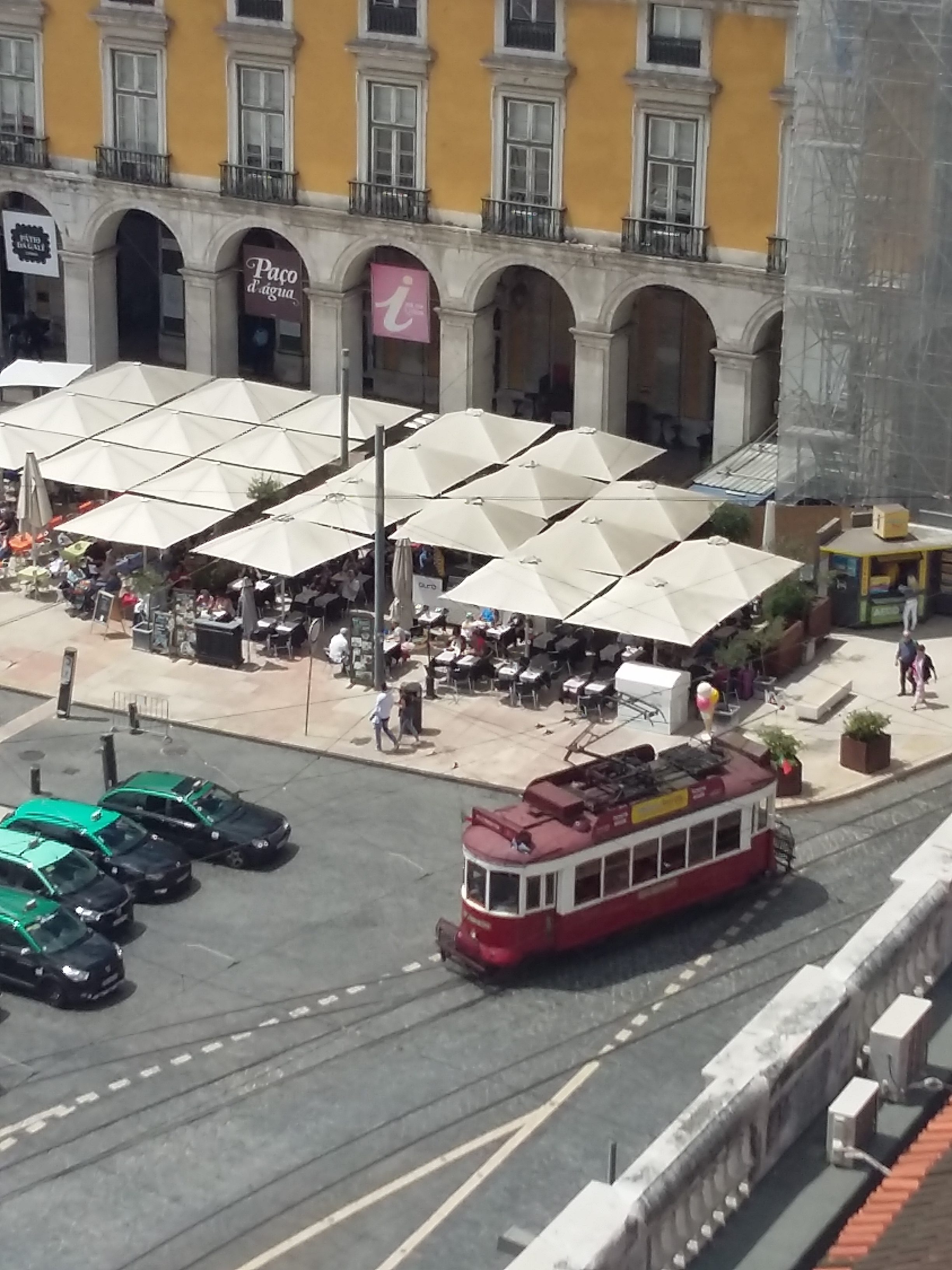 View down to Terreiro Paço