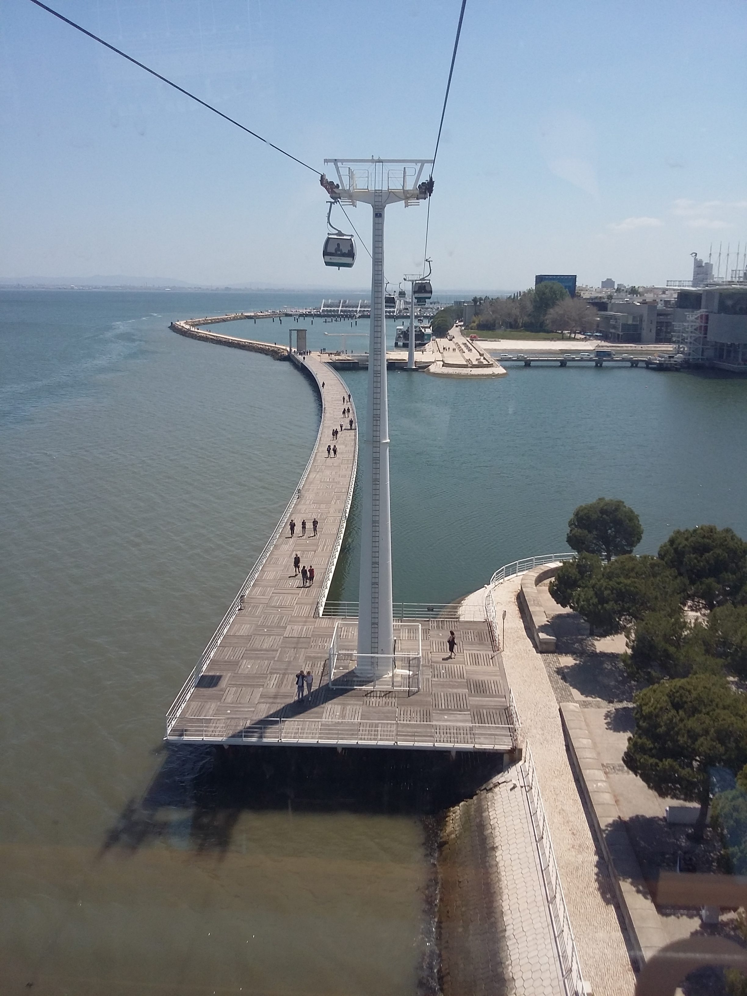 View towards Esplanade Doca dos Olivais