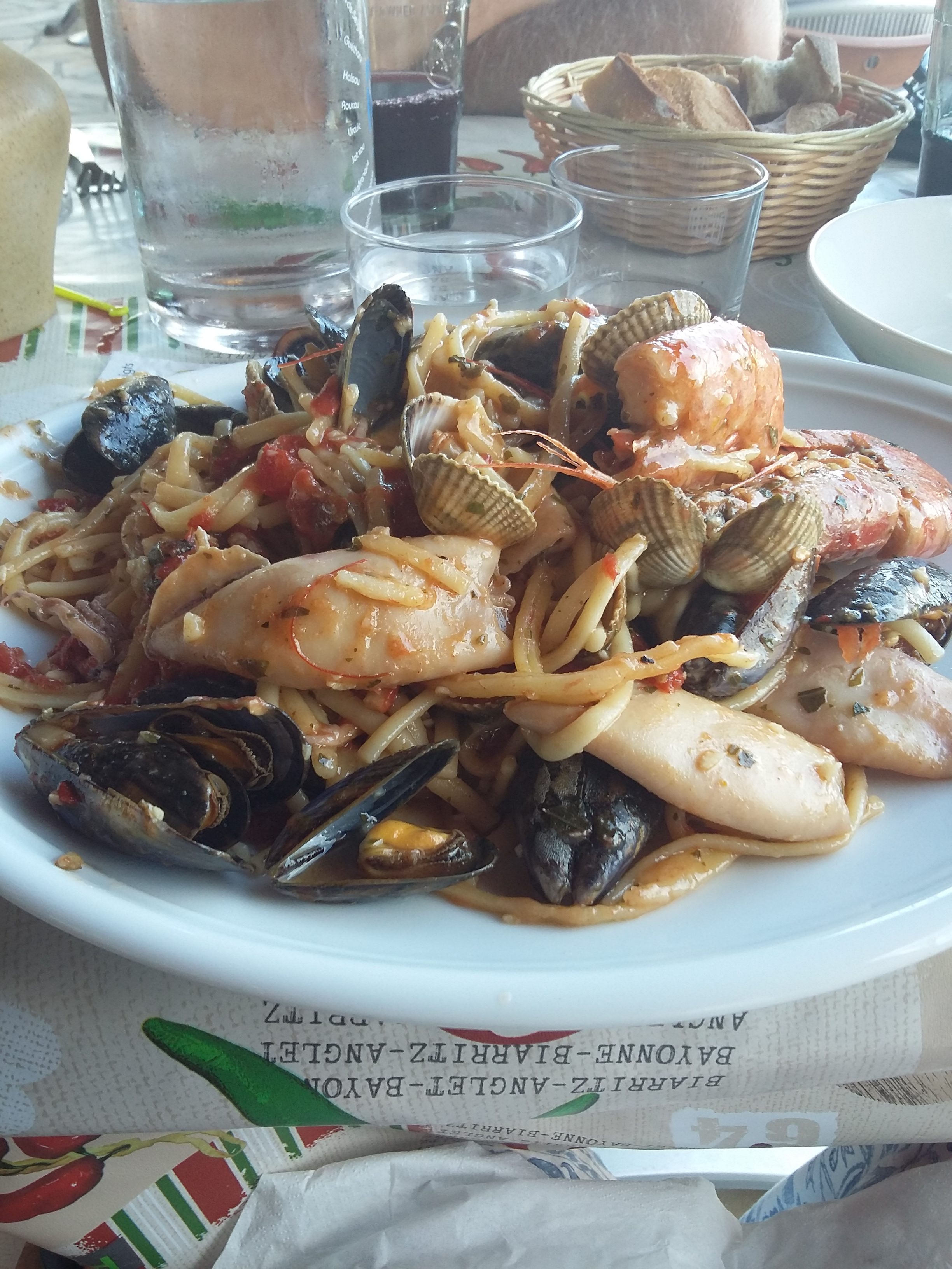 Fab seafood linguini