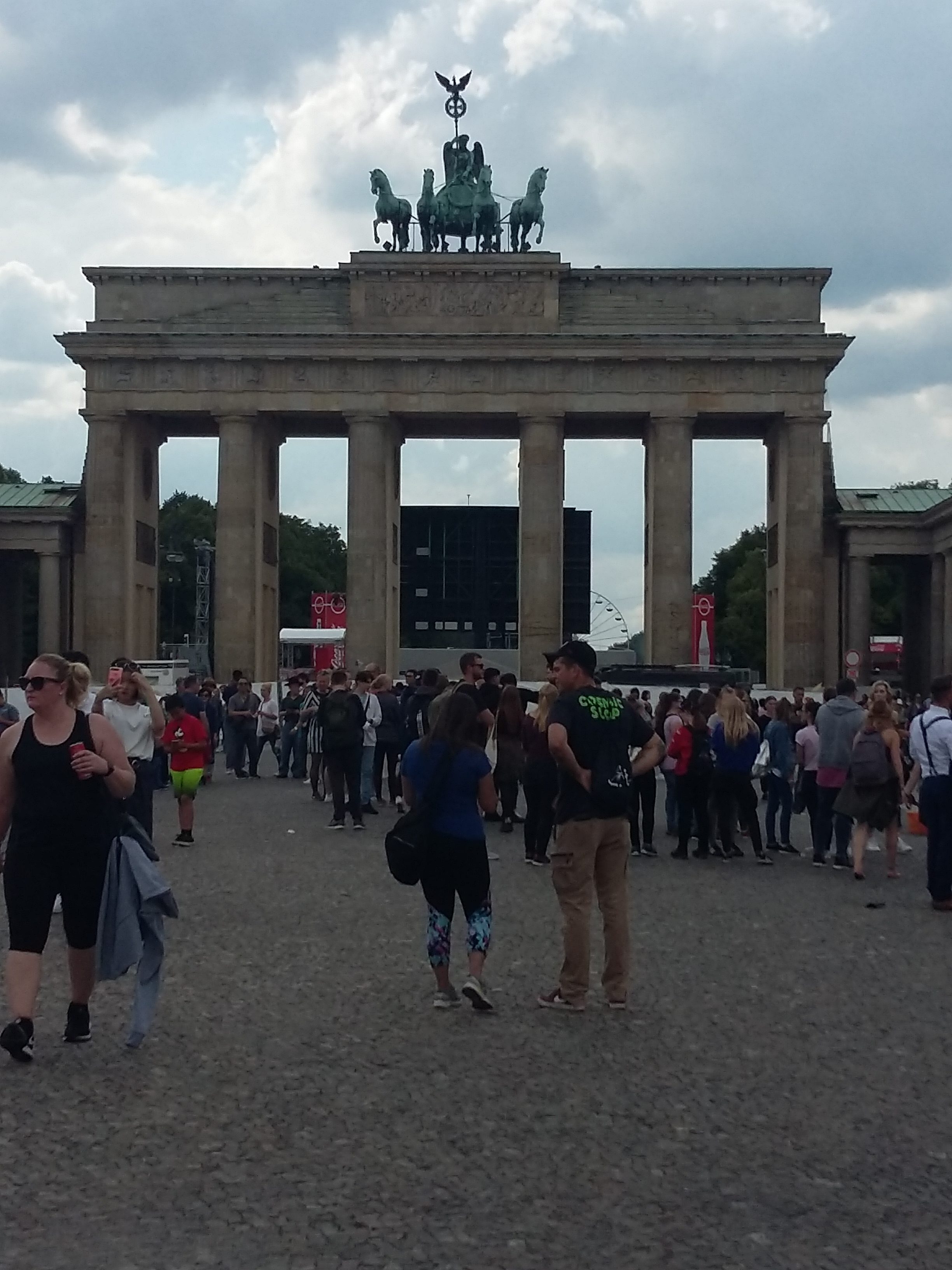 Brandenburg Gate in Pariser Platz Brandenburg Gate in Pariser Platz